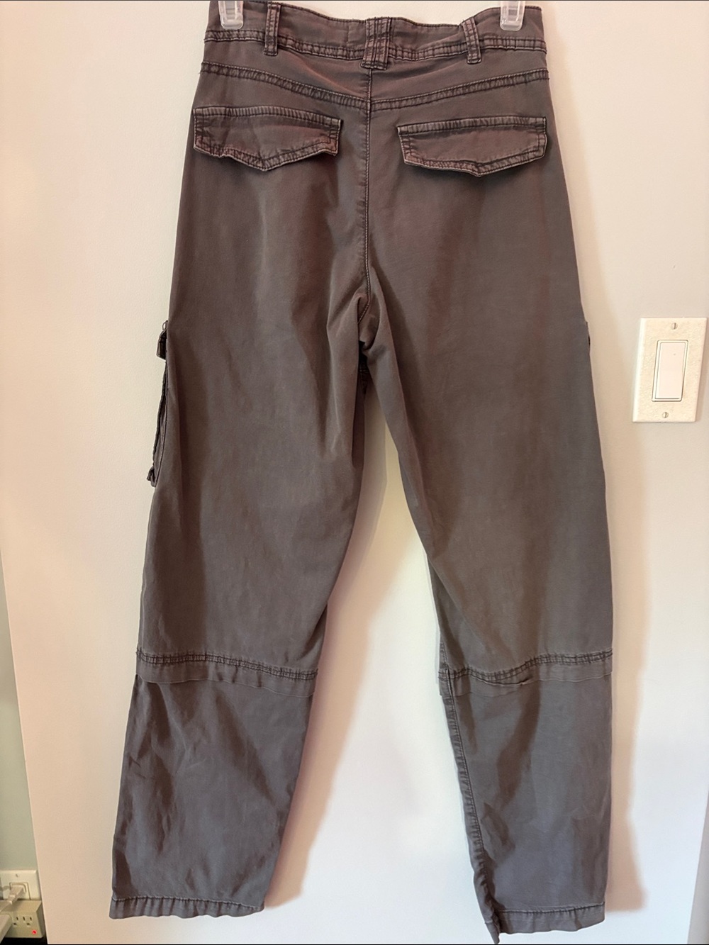 Garage Women’s Charcoal Cargo Pants - Picture 2 of 5